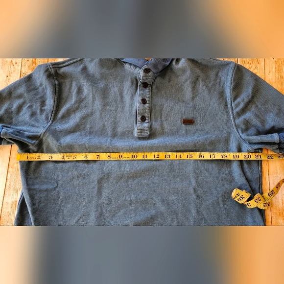 Authentic Burberry Brit Mens Shirt Blue Color Size Small XL Polo - Picture 3 of 10